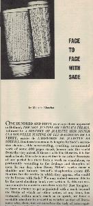 [BLANCHOT] FACE TO FACE WITH SADE - Instead, n5/6 (novembre 1948)  - By Maurice Blanchot
