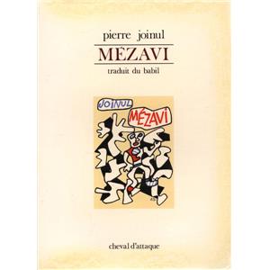 [DUBUFFET] MZAVI. Traduit du babil - Pierre Joinul. Couverture de Jean Dubuffet