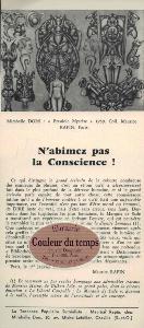 [RAPIN] N'ABMEZ PAS LA CONSCIENCE ! - Maurice Rapin. Illustration de Mirabelle Dors (La Tendance Populaire Surraliste, Mirabelle Dors et Maurice Rapin, 1963)