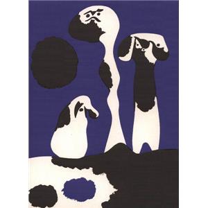 [MIRO] MIRO. Peintures sauvages 1934 to 1953 (couverture imprime en lithographie) - Texte de James Fitzsimmons. Catalogue d'exposition Pierre Matisse Gallery (1958) 