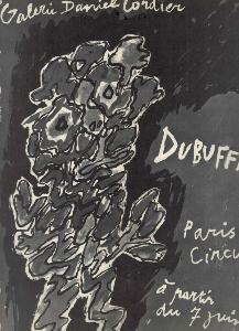 [DUBUFFET] DUBUFFET. Paris Circus - Carton d'invitation au vernissage de l'exposition  la Galerie Daniel Cordier (1962)