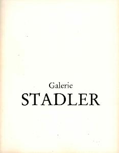[GALERIE STADLER] GALERIE STADLER. Autour et  propos de quelques partis pris - Entretien avec Rodolphe Stadler men par Marcel Cohen (Cimaise, 1986)