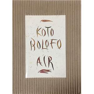 [BOLOFO] AIR - Photographies de Koto Bolofo. Poème de Robert Bridges
