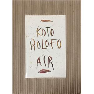 [BOLOFO] AIR - Photographies de Koto Bolofo. Pome de Robert Bridges