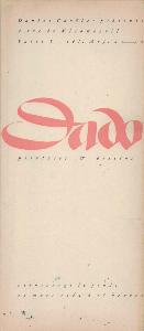 [DADO] DADO. Peintures & dessins - Carton d'invitation au vernissage de l'exposition présentée par Daniel Cordier (1964)