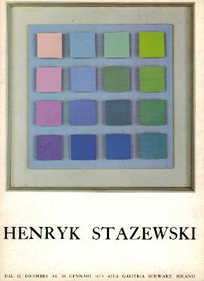 RYSZARD WINIARSKI - Enrico Crispoliti/HENRYK STAZEWSKI - Hanna Ptaszkowska. Catalogue d'exposition (Galleria Schwarz, 1974) 