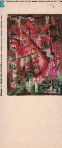 [GABRITSCHEVSKY] EUGENE GABRITSCHEVSKY. Gouaches et dessins - Carton d'invitation à l'exposition présentée par la Galerie Daniel Cordier (1961)