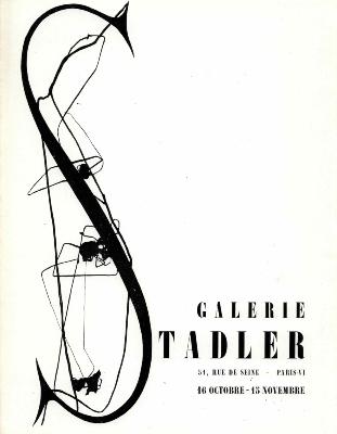 [Collectif] STRUCTURES EN DEVENIR - Plaquette d'exposition de la Galerie Stadler (1956)