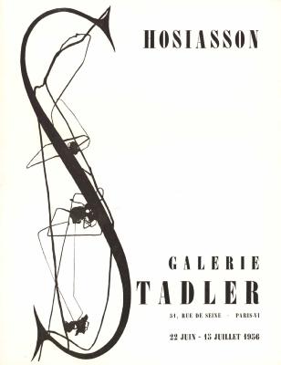[HOSIASSON] HOSIASSON - Texte de Michel Tapié (Galerie Stadler, 1956)