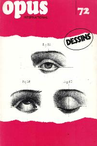 OPUS INTERNATIONAL, n°72 (printemps 1979) - Dessins (couv. de Michel GUILLET)