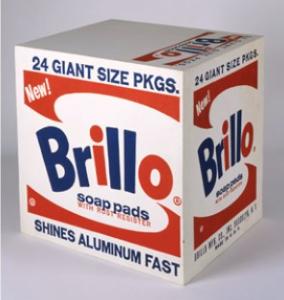 [WARHOL] ANDY WARHOL Brillo Wooden Blocks - Huit blocs de bois