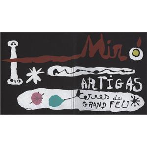 [MIRO] MIRÓ - ARTIGAS. Terres de Grand Feu - Texte de Rosamond Bernier et de Joan Gardy Artigas. Catalogue d'exposition Pierre Matisse Gallery (1985)