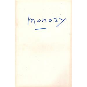 [MONORY] MONORY, " Bibli Opus " - Pierre Gaudibert et Alain Jouffroy