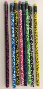 [HARING] KEITH HARING PENCIL SET - Boîte de huit crayons de coloriage