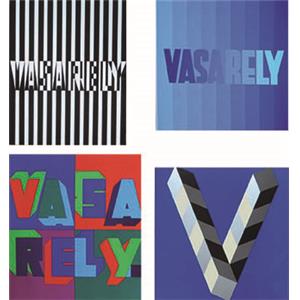[VASARELY] VASARELY. Catalogue raisonné - Conception et mise en page de Vasarely. Propos liminaires de Marcel Joray (4 tomes) 