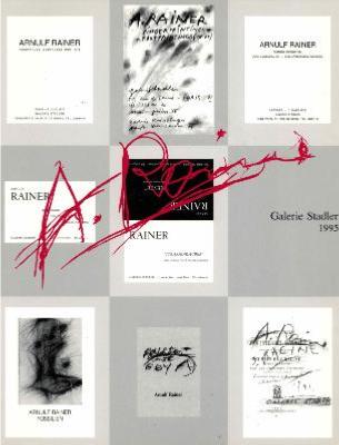 [RAINER] ARNULF RAINER - Texte de Marcel Cohen. Catalogue d'exposition (Galerie Stadler et Valence, 1995)