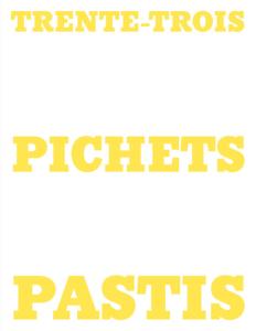 [CAMILO] TRENTE-TROIS PICHETS PASTIS - Photographiés par Rui Camilo