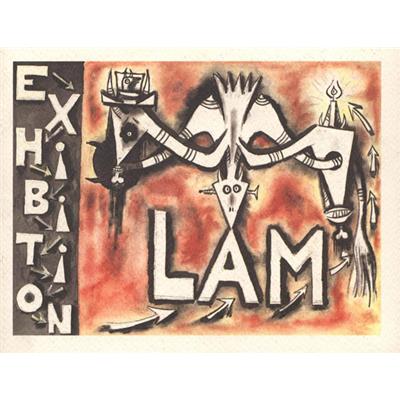 [LAM] WIFREDO LAM. Early Works, 1942 to 1951. Paintings, Gouaches, Watercolors and Drawings - Catalogue d'exposition Pierre Matisse Gallery (1982) 