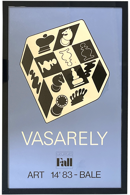 Cadre Vasarely ART BASEL 83
