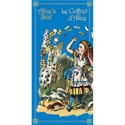[TENNIEL] LE COFFRET D'ALICE / Alice's Box (deux livres et un jeu de cartes) - Lewis Carroll. Illustrations de John Tenniel
