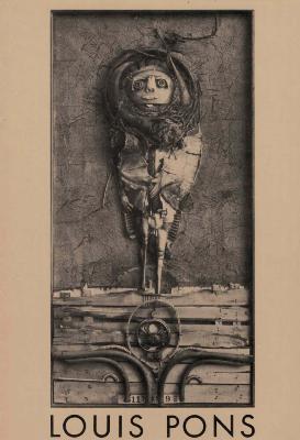 [PONS] LOUIS PONS. Reliefs - Assemblages - Texte de Pierre Dumayet. Catalogue d'exposition (Le Point Cardinal, 1980)