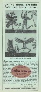 [RAPIN] ON NE NOUS EPARGNE PAS UNE SEULE TACHE - Tract de Maurice Rapin du 24 novembre 1957 (La Tendance Populaire Surréaliste, Maurice Rapin, 1957)