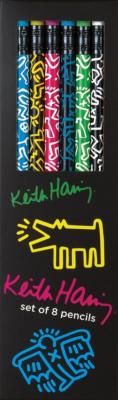 [HARING] KEITH HARING PENCIL SET - Boîte de huit crayons de coloriage