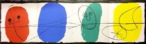 [MIRO] MIRO and ARTIGAS. Sculpture in Ceramic (couverture lithographiée) - Entretien avec Rosamond Bernier. Catalogue d'exposition Pierre Matisse Gallery (1956)
