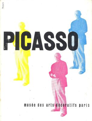 [PICASSO] PICASSO. Peintures 1900-1955 - Catalogue d'exposition du Musée des Arts décoratifs (1955). Couverture de MASSIN