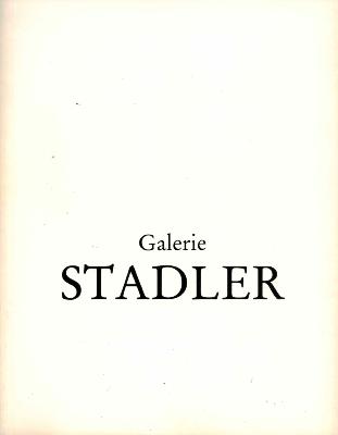 [GALERIE STADLER] GALERIE STADLER. Autour et à propos de quelques partis pris - Entretien avec Rodolphe Stadler mené par Marcel Cohen (Cimaise, 1986)